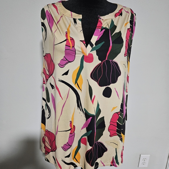RACHEL Rachel Roy Tops - RACHEL Rachel Roy Multicolor Floral Blouse